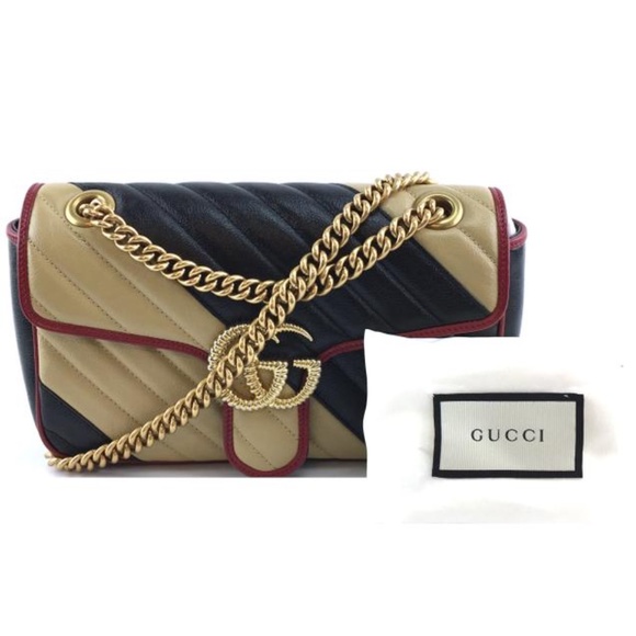 Marmont Quilted Diagonal Cross Body Bag - Picture 12 of 12